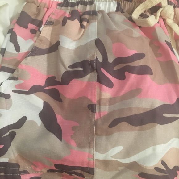 PINK CAMO PRINT ELASTIC WAIST PANTS-JOGGERS - Picture 6 of 6